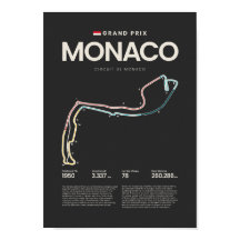 Mapa del circuito del Gran Premio de Mónaco