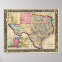 Mapa Del Condado De Texas