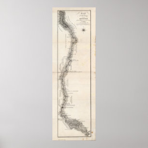 Póster Mapa del curso del Misisipi 2