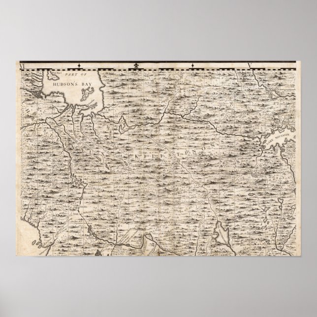 Póster Mapa del Imperio Británico en Estados Unidos Hoja  (Frente)