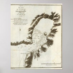 Póster Mapa del libro de Alaska