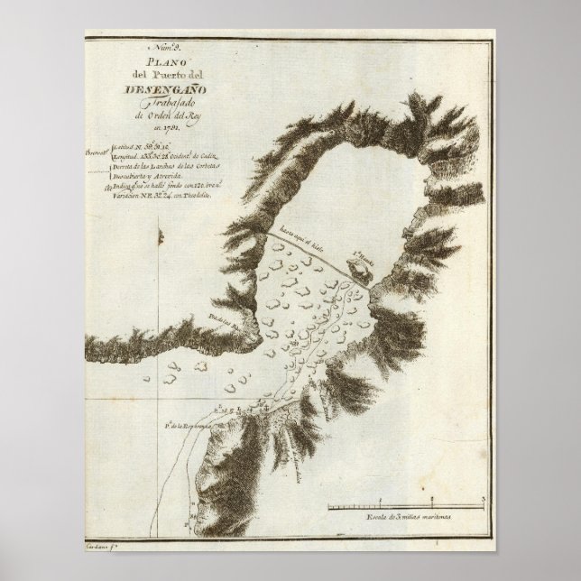 Póster Mapa del libro de Alaska (Frente)