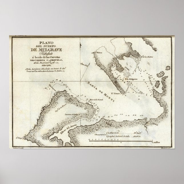 Póster Mapa del libro de Alaska (Frente)