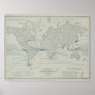 Póster Mapa del mundo 4