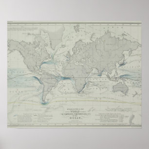 Póster Mapa del mundo 7