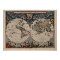 Mapa del Mundo Antiguo: Arte de Cartografía Histór