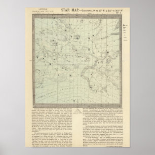 Póster Mapa estelar 2