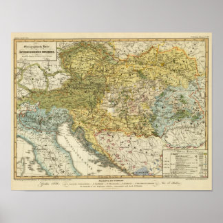 Póster Mapa etnográfico de Europa