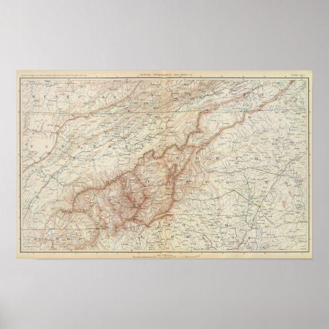 Póster Mapa general VII (Frente)