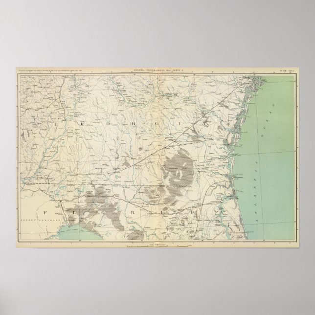 Póster Mapa general X (Frente)