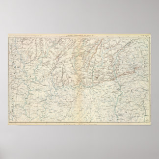Póster Mapa general XIII