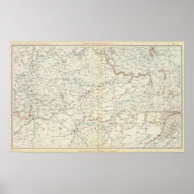 Póster Mapa general XV (Frente)