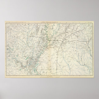 Póster Mapa general XX
