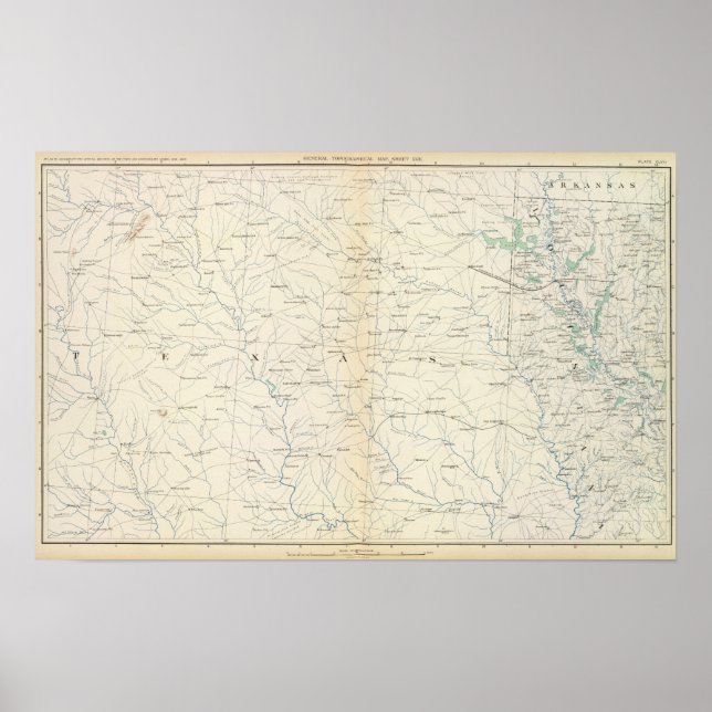 Póster Mapa general XXIII (Frente)