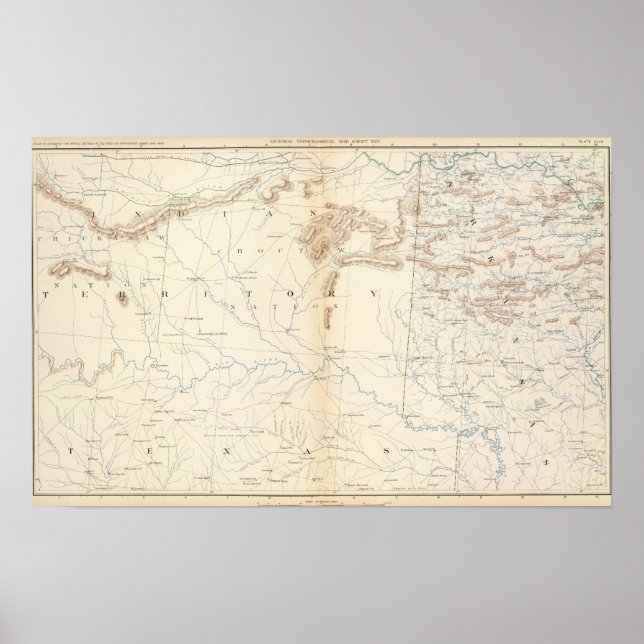 Póster Mapa general XXIV (Frente)