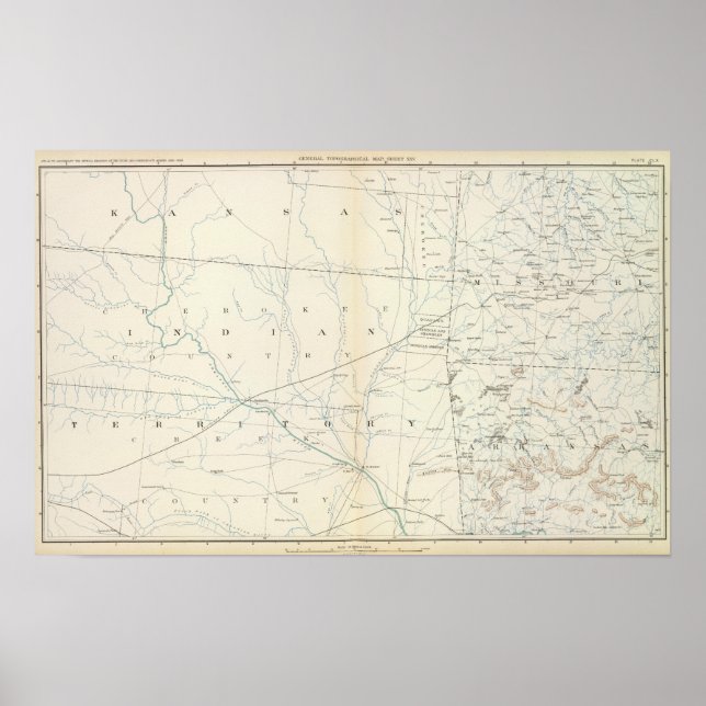 Póster Mapa general XXV (Frente)