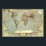 Póster Mapa mundial de estereotipos<br><div class="desc">Este mapa refleja los estereotipos comunes que prevalecen sobre varios países y zonas del mundo. Este mapa contiene un poco más de 1, 800 estereotipos individuales y referencias a la cultura pop,  por lo que hay mucho que explorar.</div>