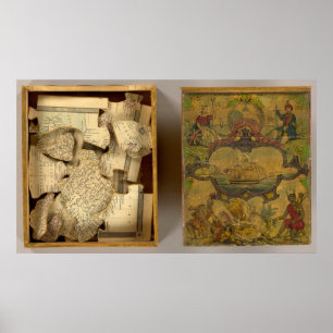 Póster Mapa mundial de Humphries