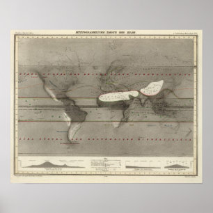 Póster Mapa Mundial de Precipitación