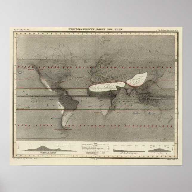 Póster Mapa Mundial de Precipitación (Frente)