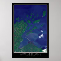 Mapa nacional de satélites de las islas Apóstol La