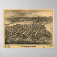 Mapa Panorámico de Antigüedades de Coronado Califo