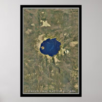 Mapa satelital de Oregon del Parque Nacional Crate