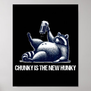 Póster Mapache Chunky Es El Nuevo Divertido Mapache 