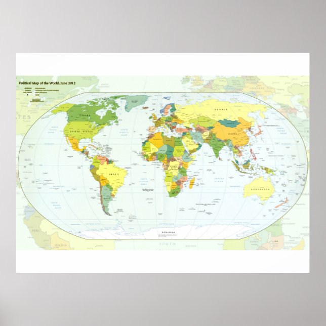 Póster mapamundi+mapa+globo+país+atlas (Frente)