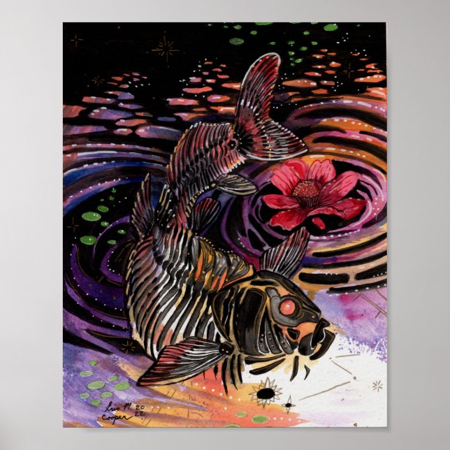 Póster Mapas de memoria Vibes de otoño Reflexiones sobre  (Frente)