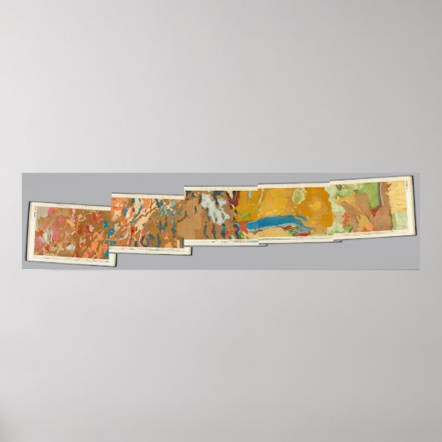 Póster Mapas geológicos compuestos IV, 40º estudio parale (Frente)