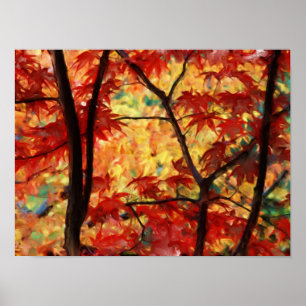 Póster Maple japonés