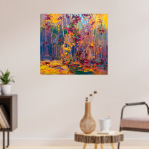 Maple Saplings Octubre | Tom Thomson |