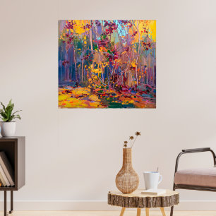 Póster Maple Saplings Octubre   Tom Thomson