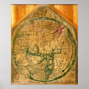 Póster Mappa Mundi, c.1290