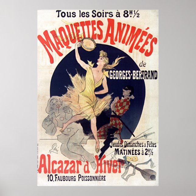 Póster Maquetas francesas de época (Frente)