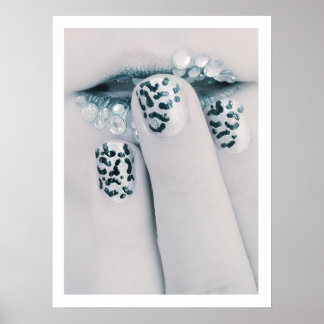 Póster Maquillaje de Snow Leopard