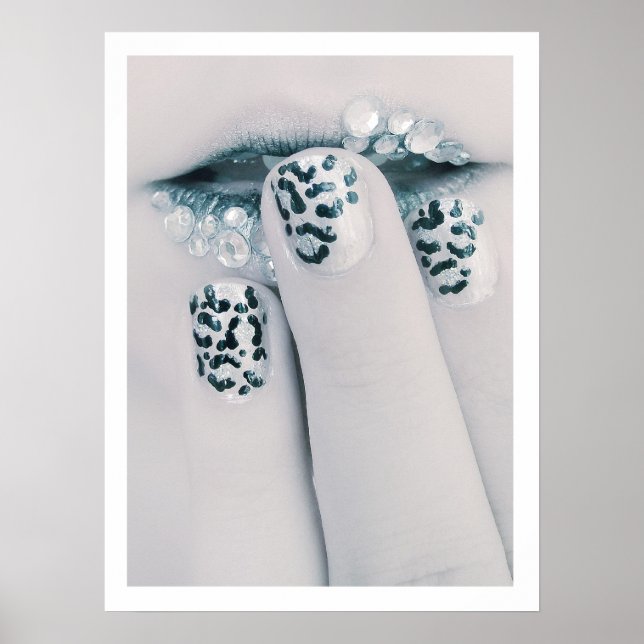 Póster Maquillaje de Snow Leopard (Frente)