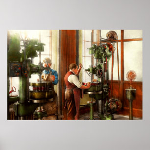 Póster Máquina - Cuando la precisión importa 1919