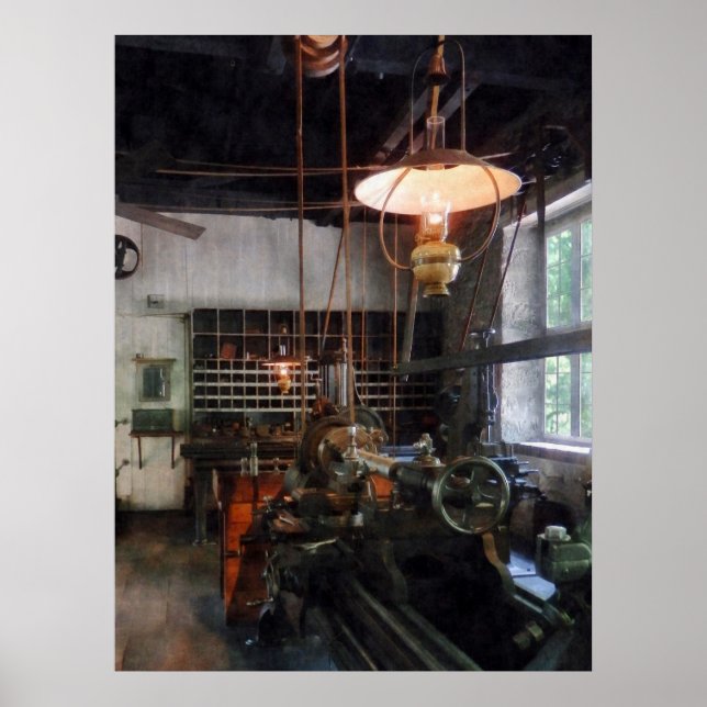 Póster Máquina De Comprar Con Linterna (Frente)