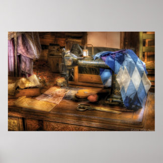 Póster Máquina de coser - Máquina de coser III