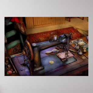 Póster Máquina de coser - Proyecto de coser