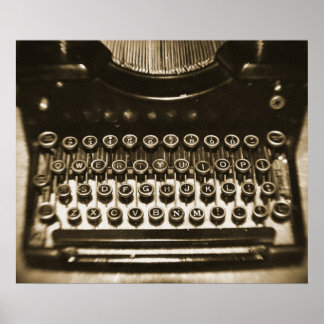Póster Máquina de escribir