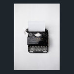 Póster Máquina de escritura favorita antigua<br><div class="desc">Máquina de escritura favorita antigua</div>