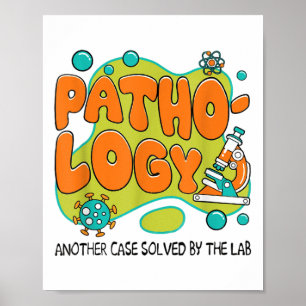 Póster Máquina De Misterio Retro De Patología De Lab Week