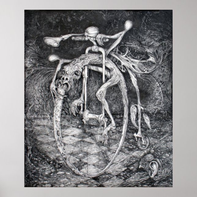 PÓSTER MÁQUINA DE MOCIÓN PERPETUA EXTERIOR (Frente)