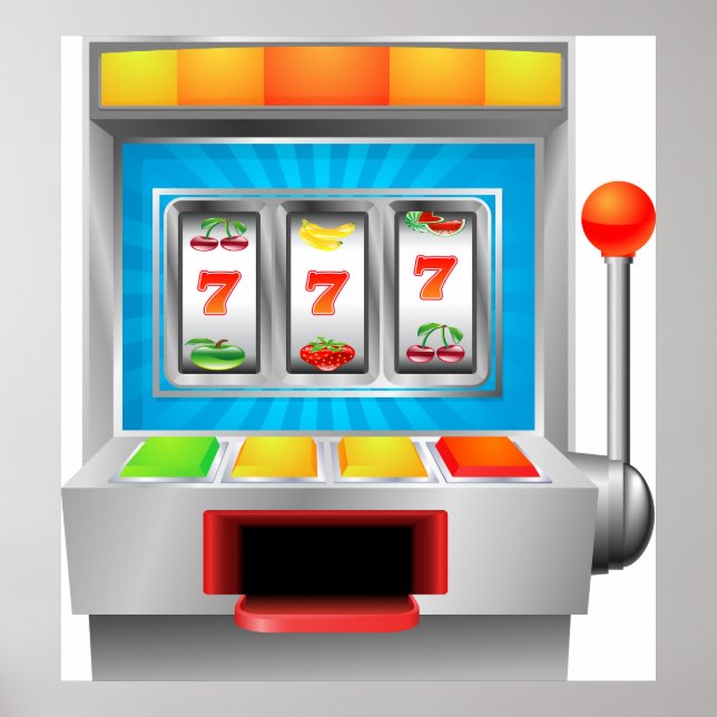 Póster Máquina de ranura (Frente)