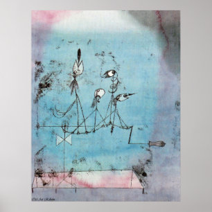 Póster Máquina de Twitter de Paul Klee