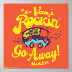 Póster Máquina del misterio "si los Rockin'… del Van "