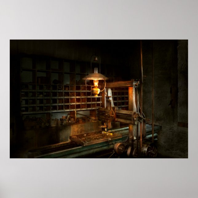 Póster Máquina - En los molinos (Frente)